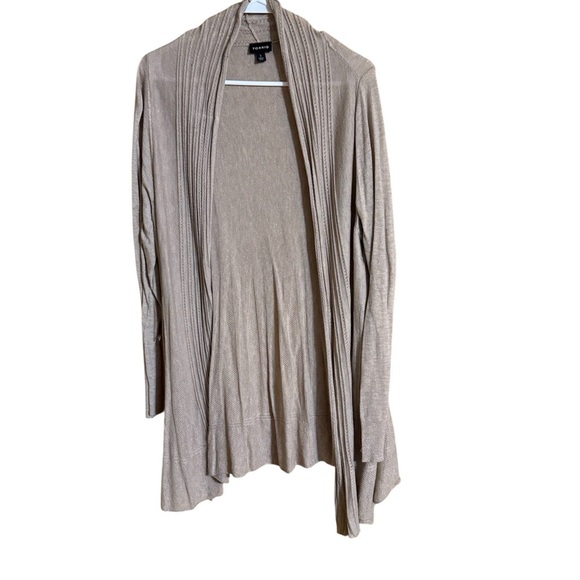 Torrid‎ Tan Cardigan Sweater Lightweight Open Front - Picture 1 of 3